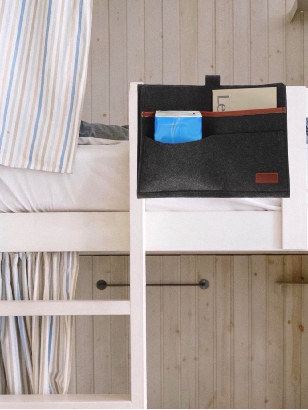 Bedside, chair, couch caddy organizer